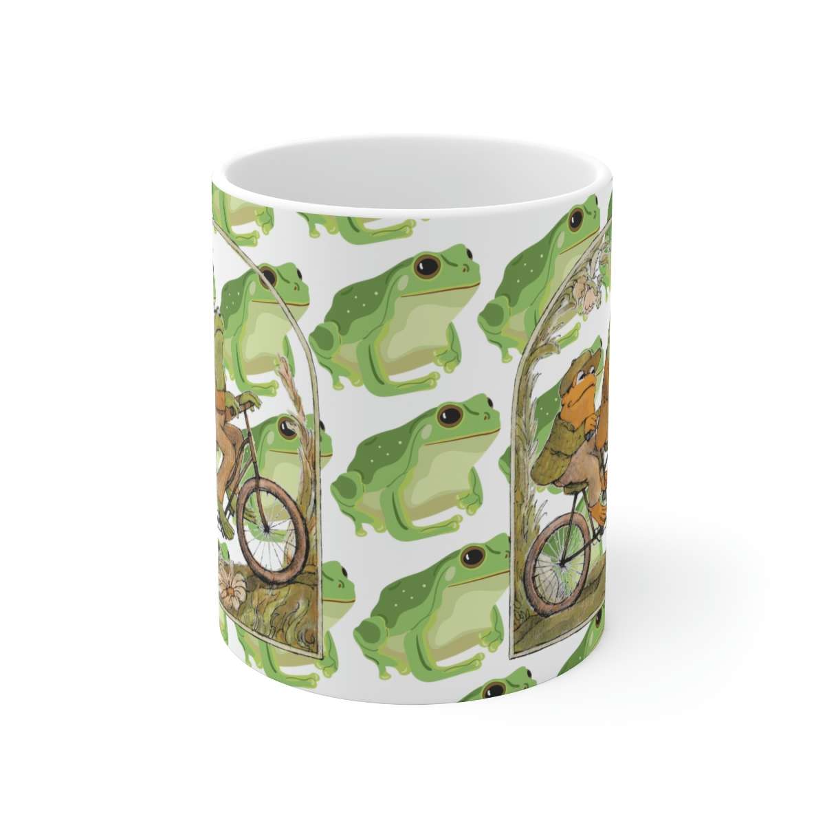 Alternative view of Cottagecore Mug, Frog and Toad Mug, Frog and Toad Gift, Cute Mug, Teacher Gift, Gift for Friend, Frog Mug, Book Lover Gift, Cute Mug