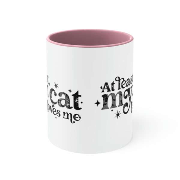 At Least My Cat Loves Me Mug, Funny Pet Mugs, Valentine Day Coffee Mugs, Valentine's Day Gift for Sarcastic People, Funny Mug, Gift for Her