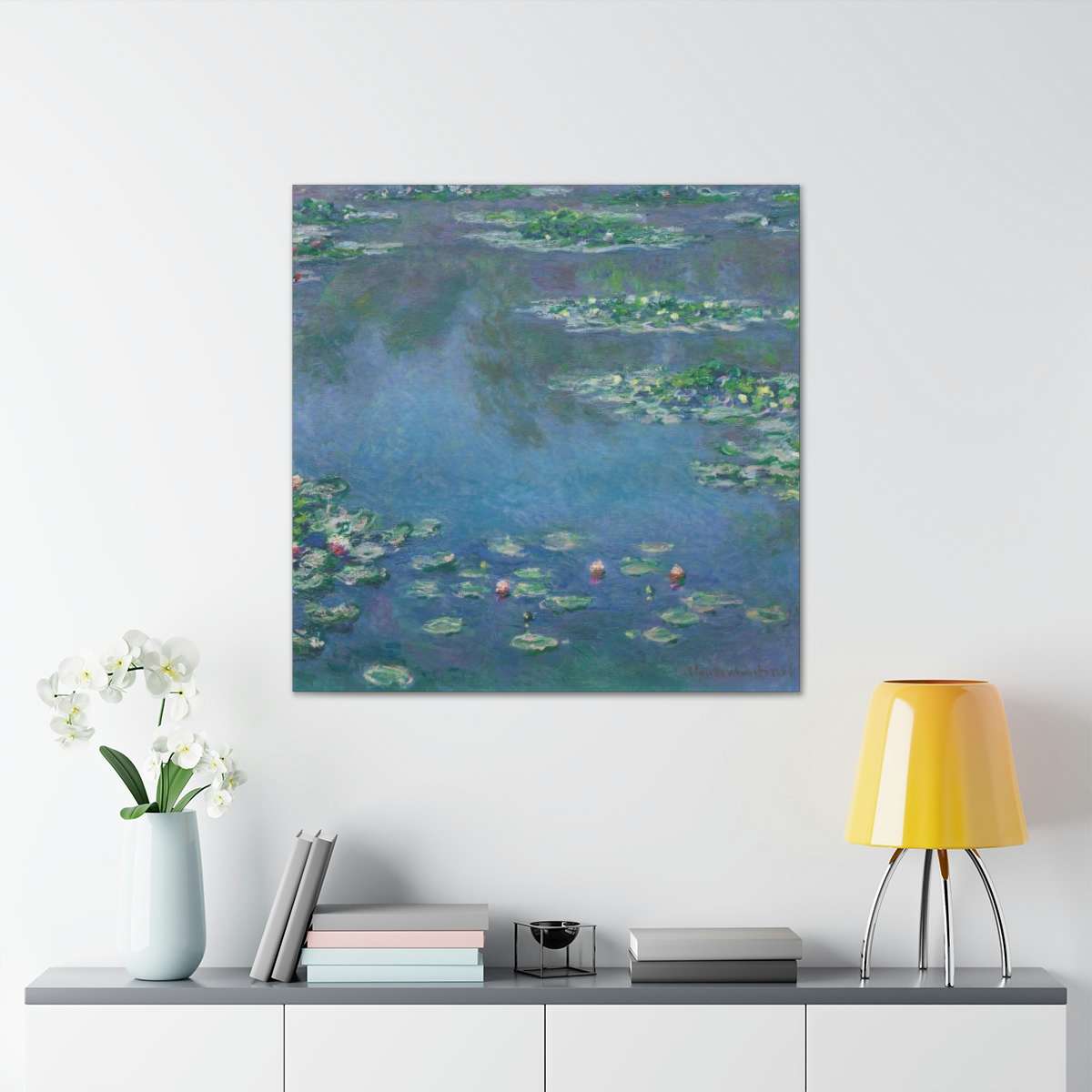 Claude Monet Print, Monet Water Lilies, Large Monet Print on Canvas, Famous Monet Paintings, Monet Wall Decor, Renaissance Era Art, Fine Art